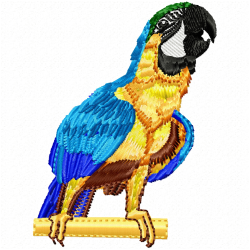 Parrots Embroidery Design 9 Parrots Embroidery Design 9
